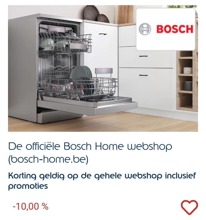 10% Bosch Home