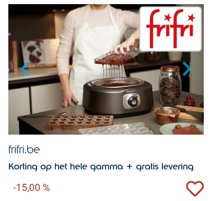 Frifri 15% korting