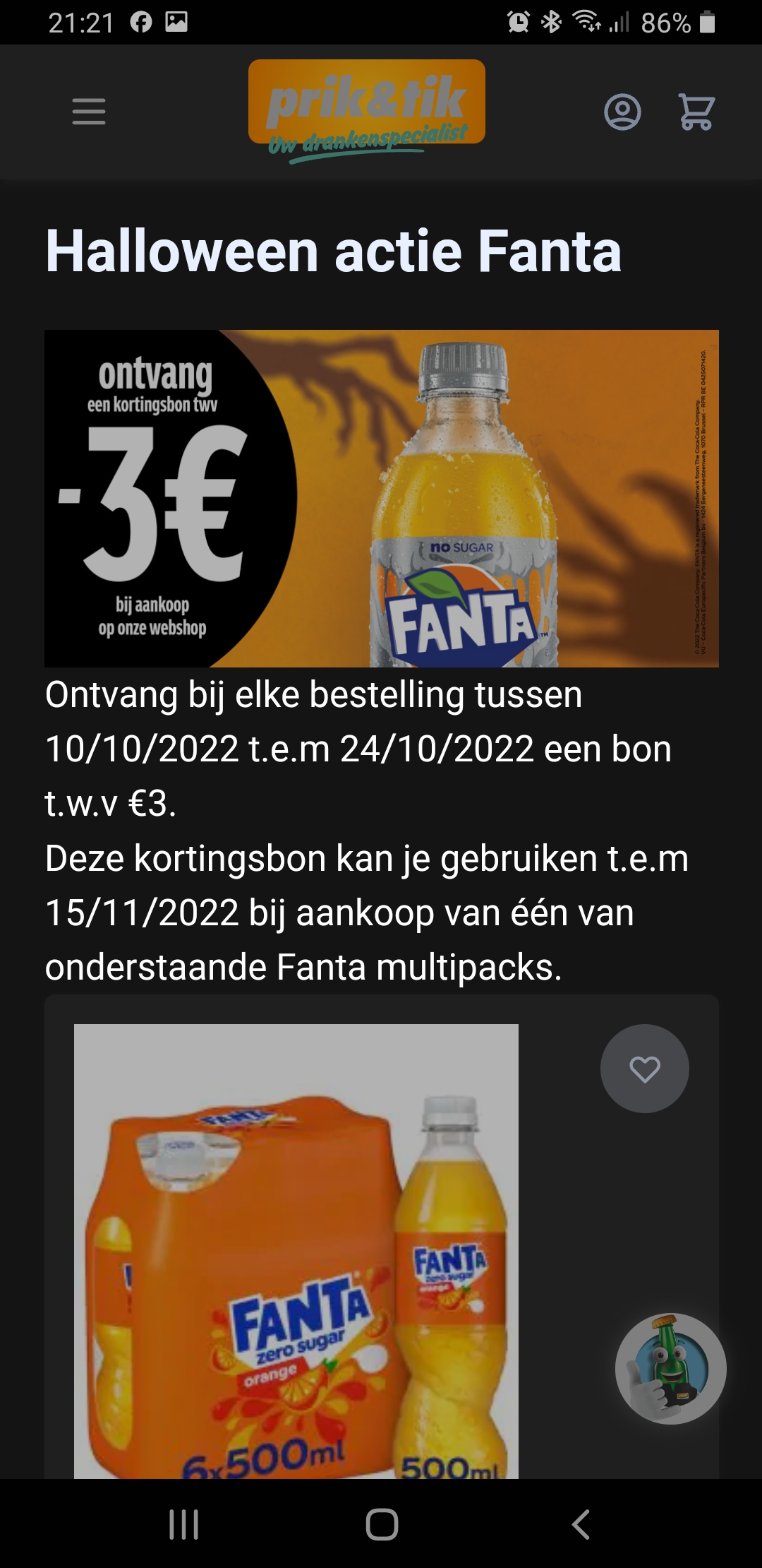 Fanta prik en tik