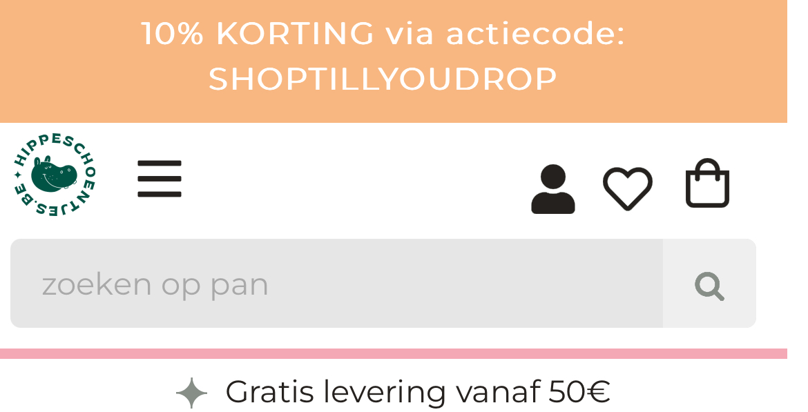 Hippe schoentjes korting
