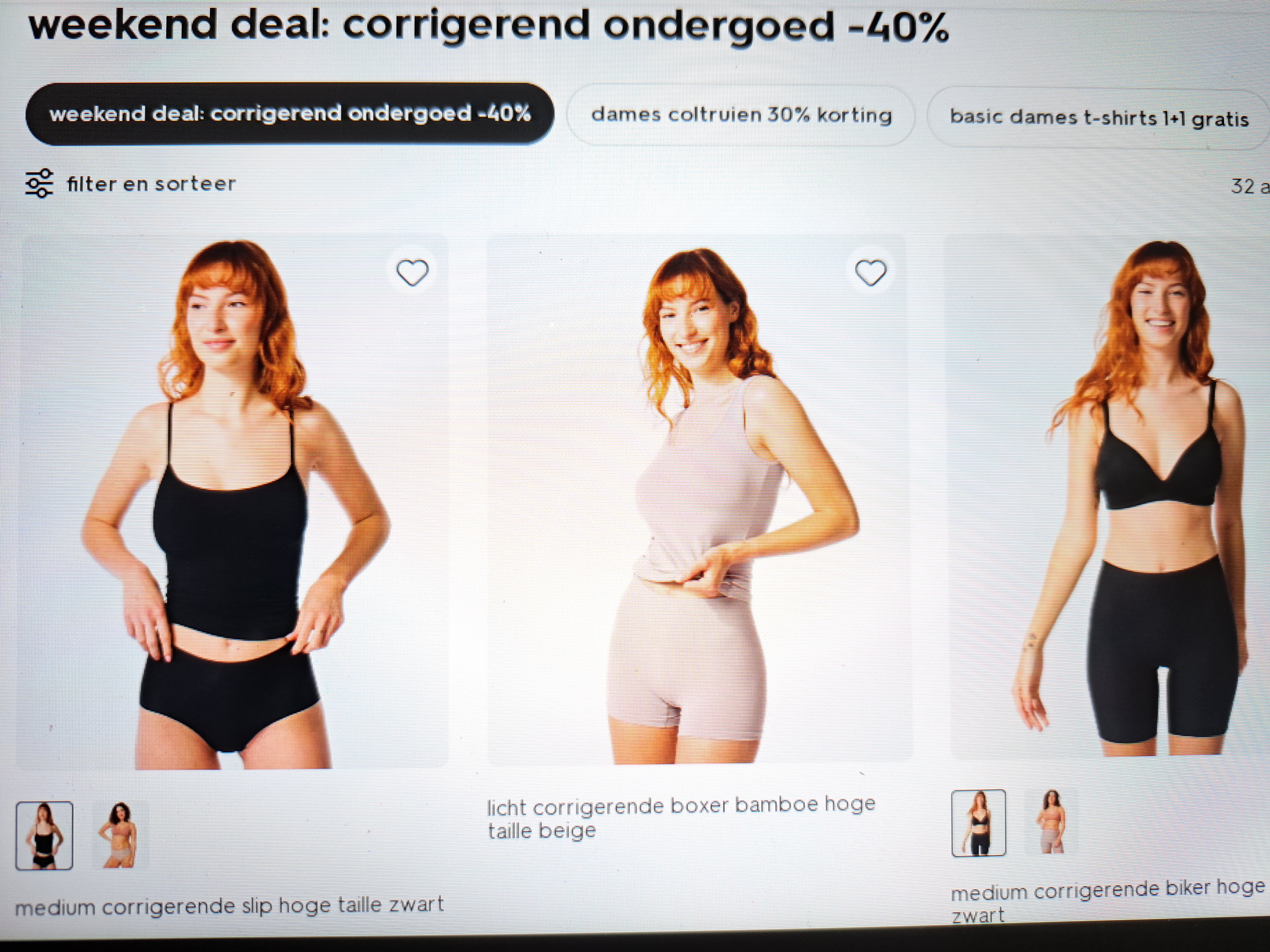 weekend deal: corrigerend ondergoed -40%