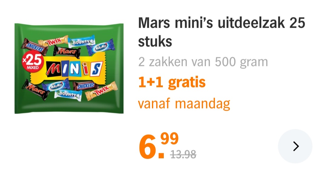Albert Heijn vanaf maandag