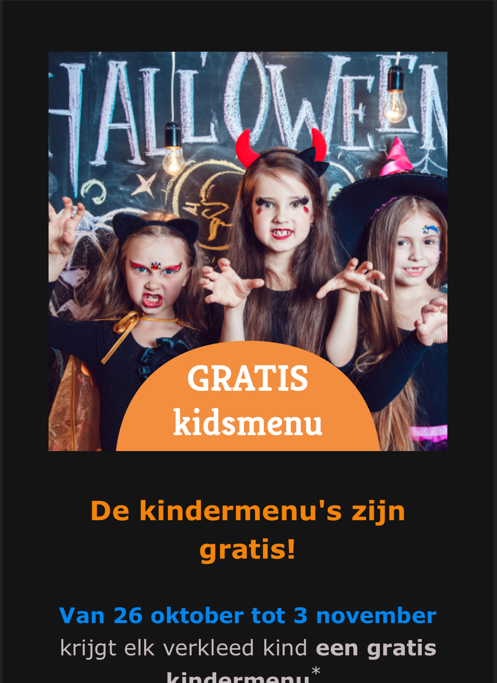 Gratis kindermenu bij Colmar