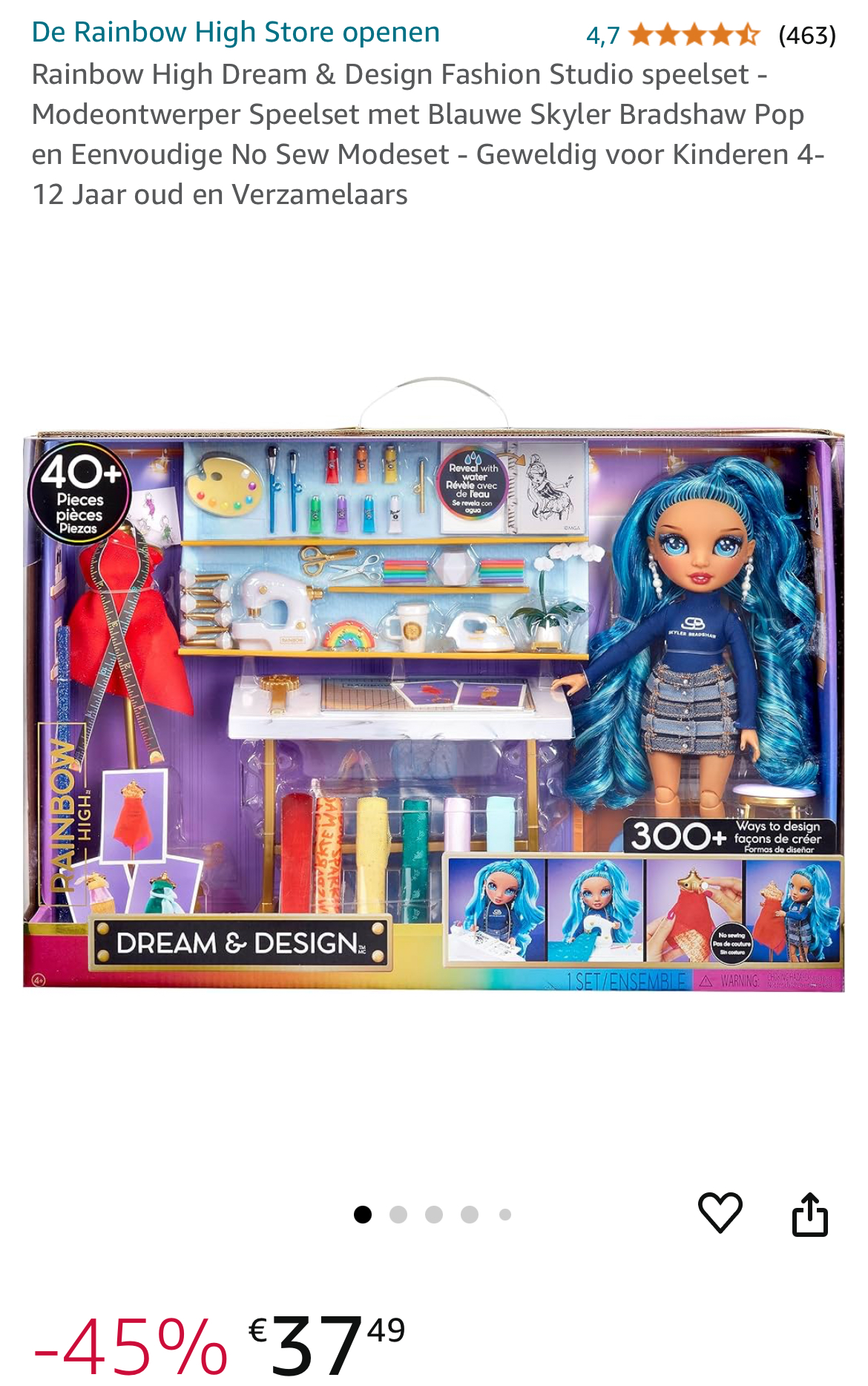 Rainbow high speelset bij Amazon NL