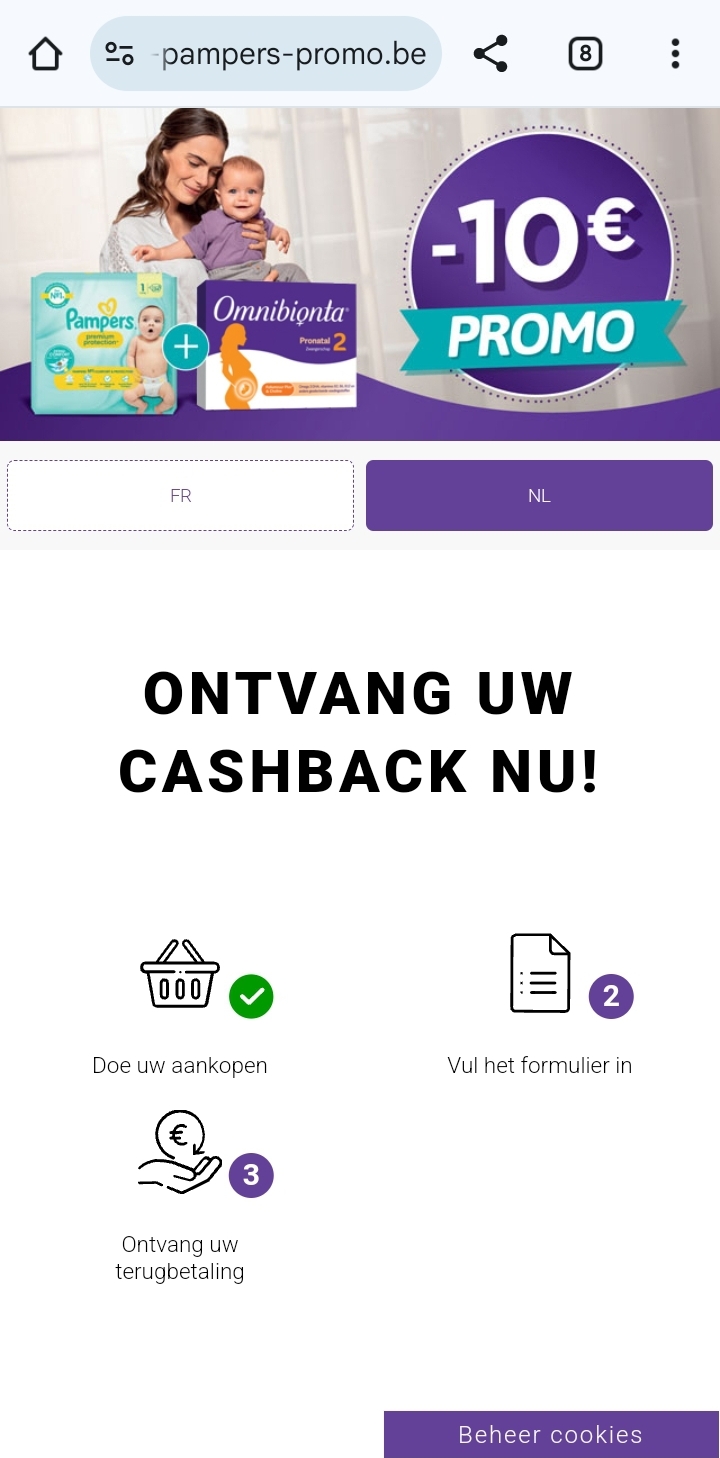 Pampers & Omnibionta PRONATAL CASHBACK 👶🏼