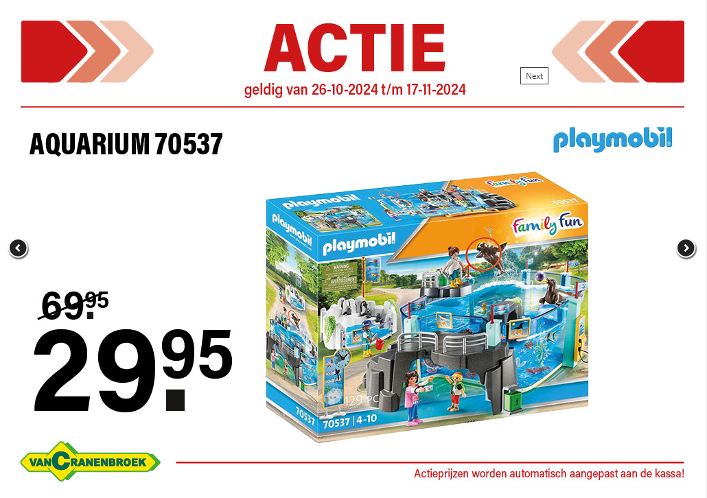 PLAYMOBIL Family Fun Aquarium Mega Set - 70537