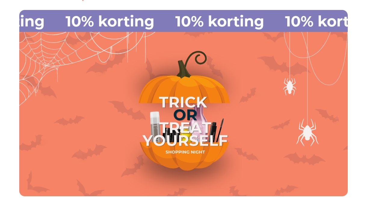 10% korting op alles