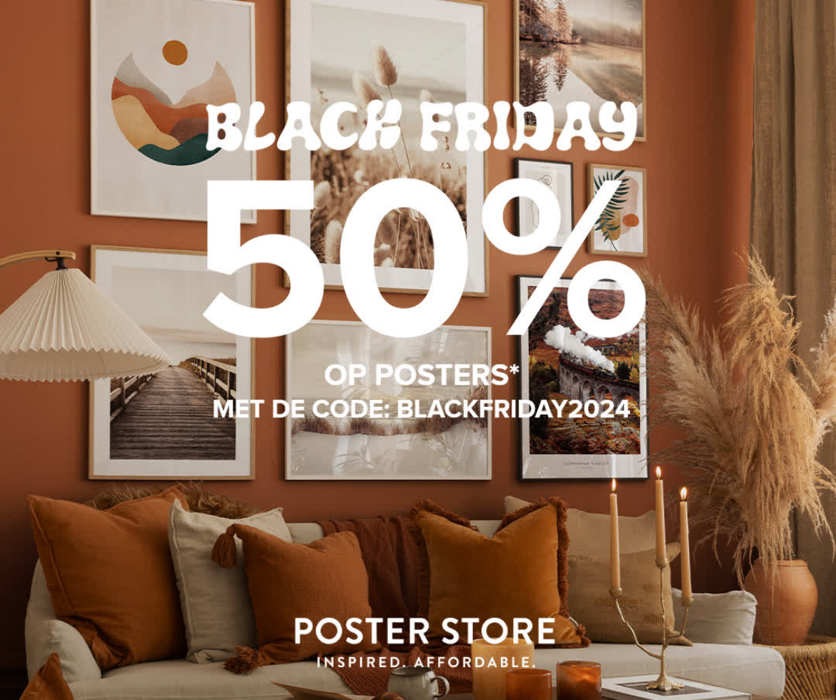 Kortingscode posterstore
