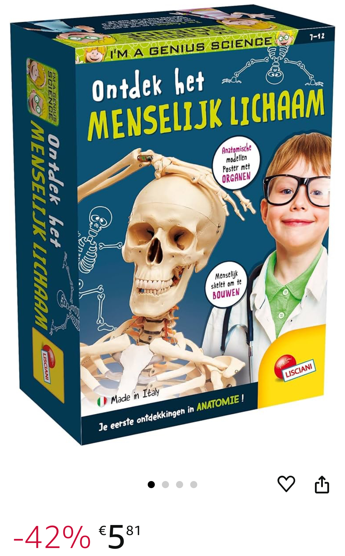 Wetenschap pocket €5,81 Het menselijk lichaam