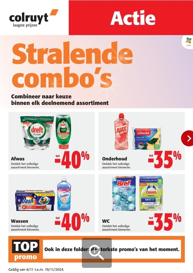 Stralende combo's bij Colruyt