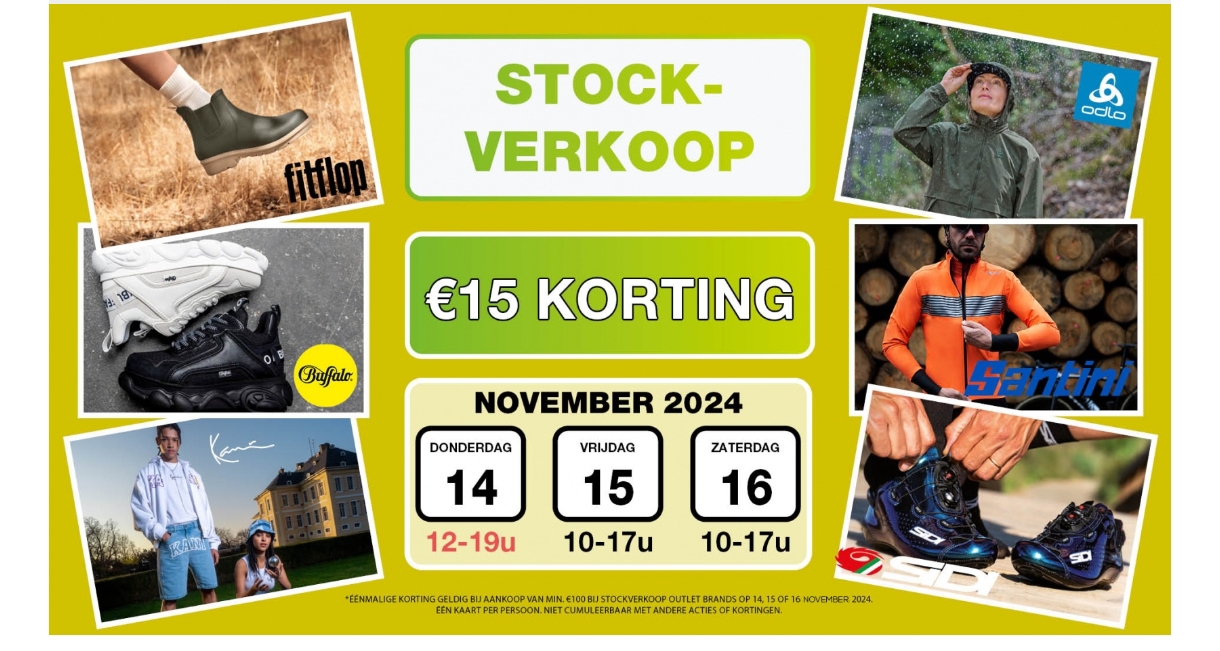 Outlet Brands stockverkoop Tessenderlo