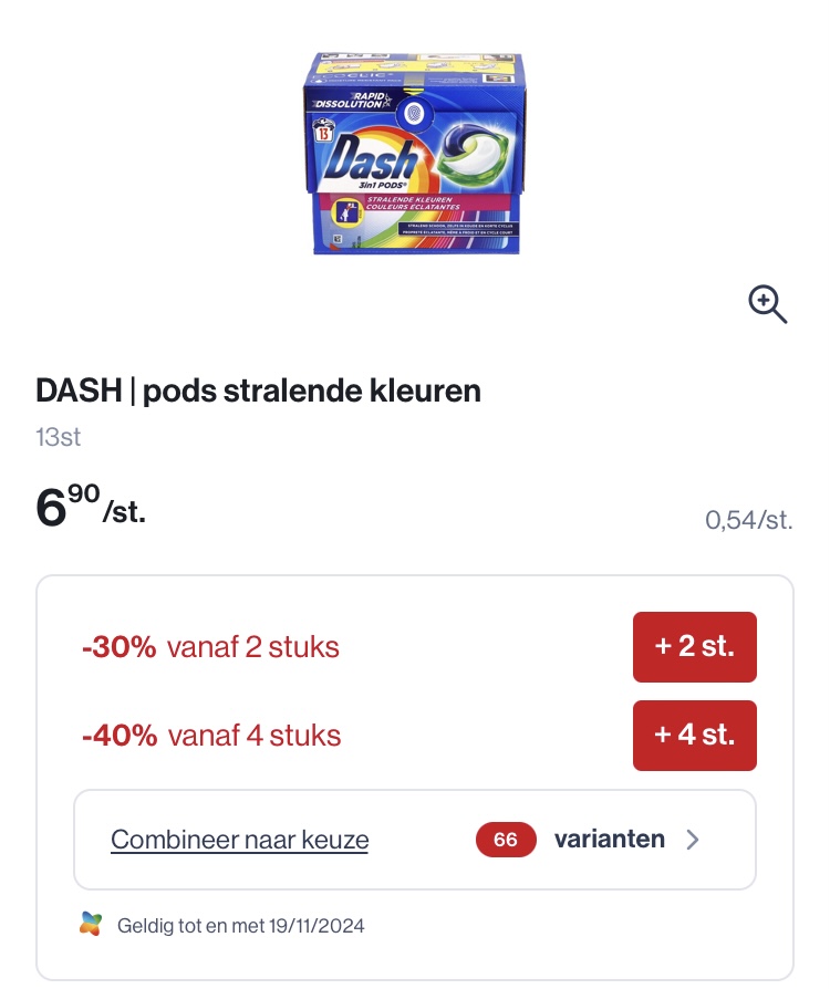 Dash stralende kleuren
