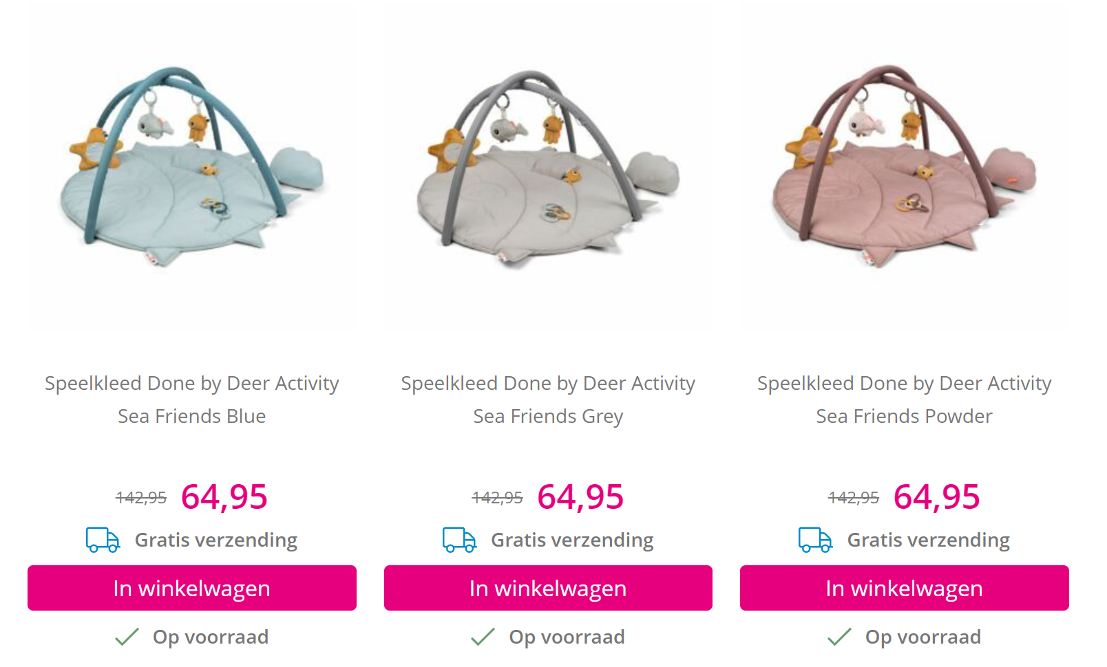 Tot -70% op Done by Deer items bij Van Asten Babysuperstore