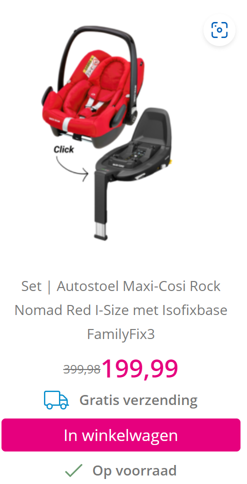 Tot -70% in Maxi-Cosi sale bij Van Asten Babysuperstore 👶