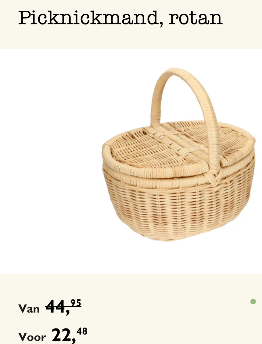 Picknickmand