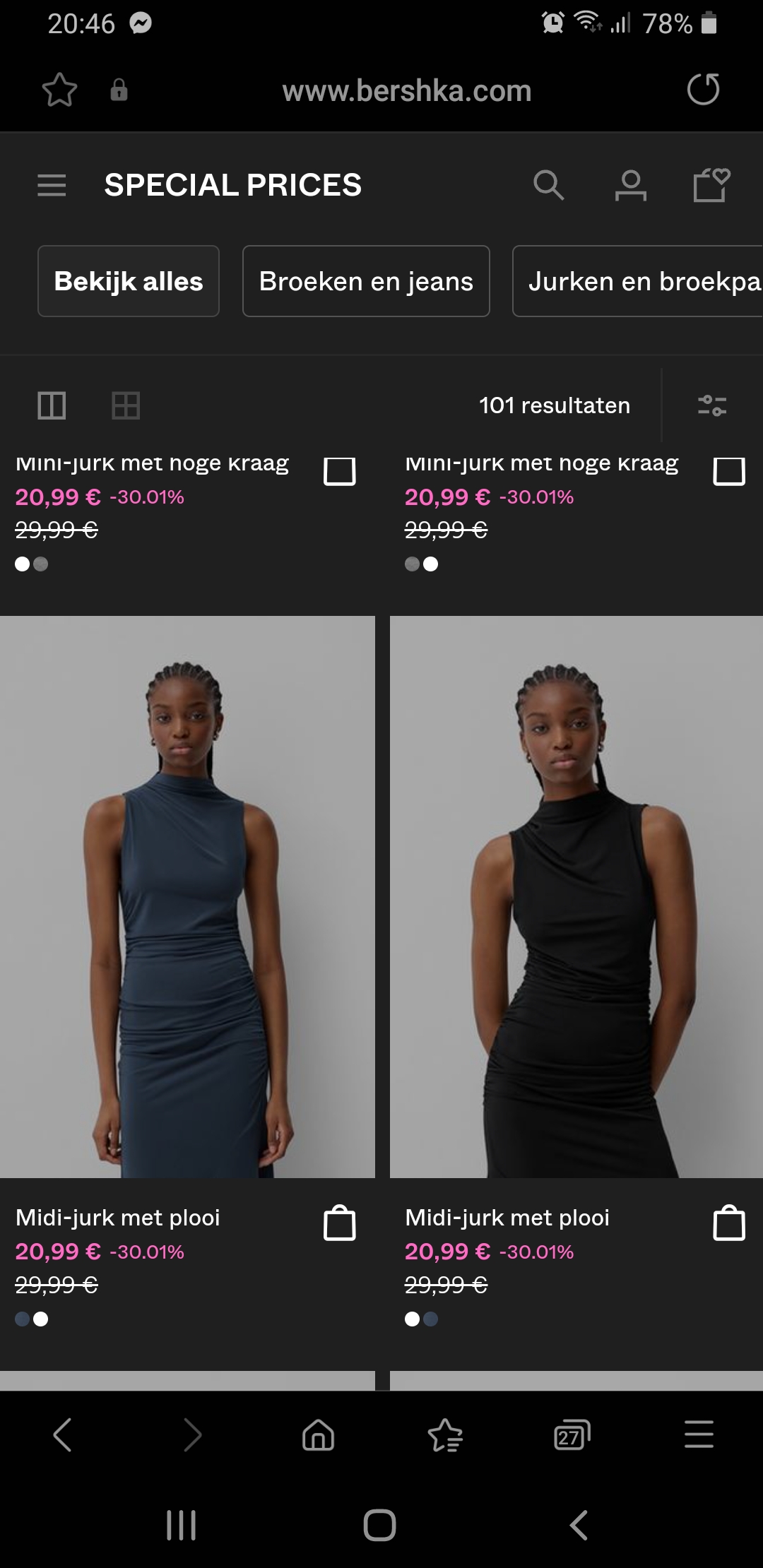 Bershka 30% korting