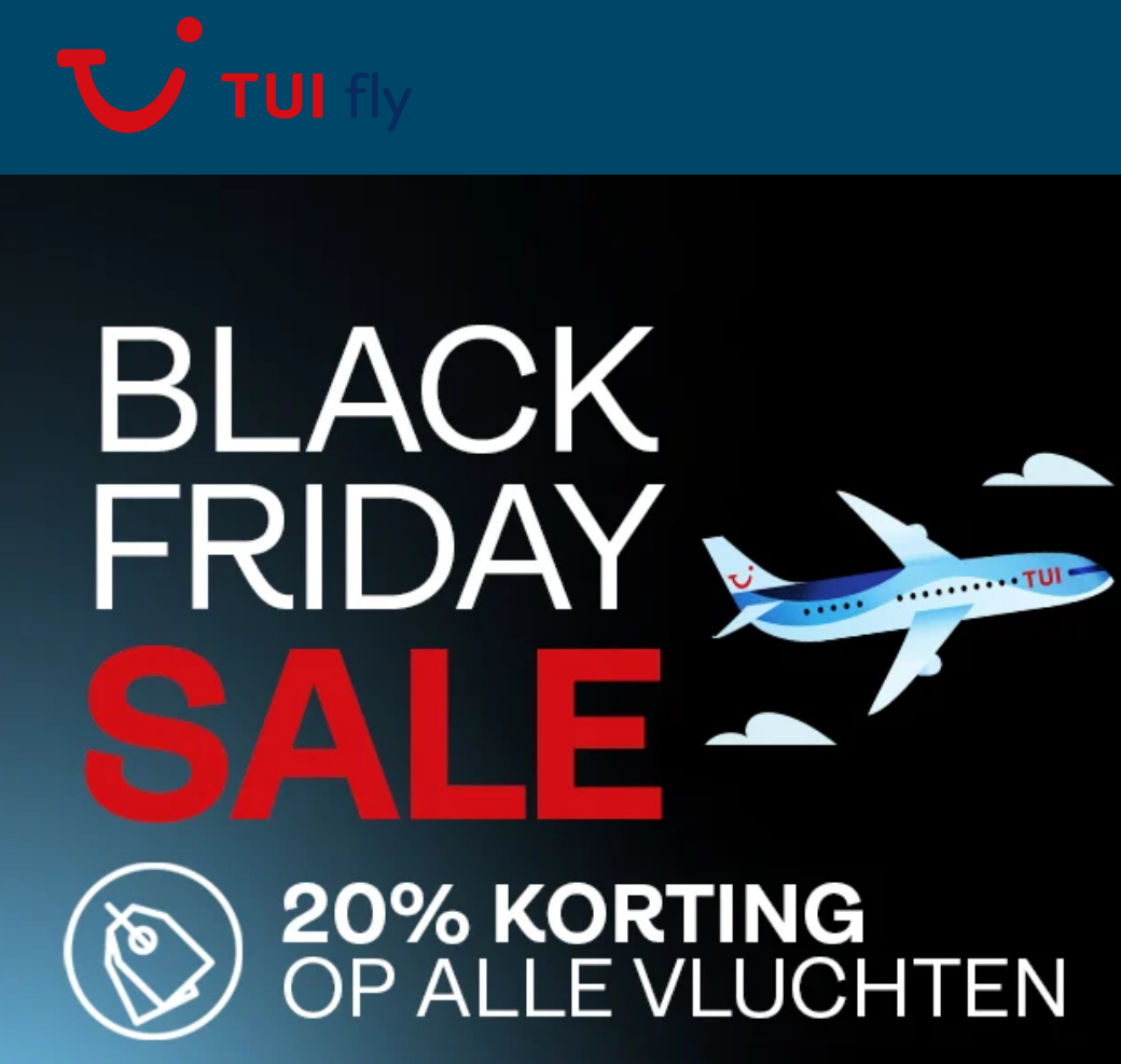 Black Friday TUI fly