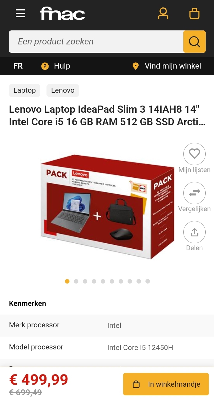 Lenovo IdeaPad Slim 3 14IAH8 14"