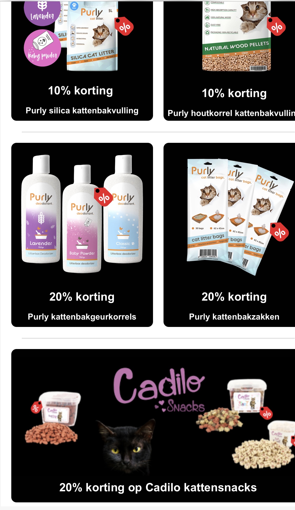 Kattenbak geurkorrels