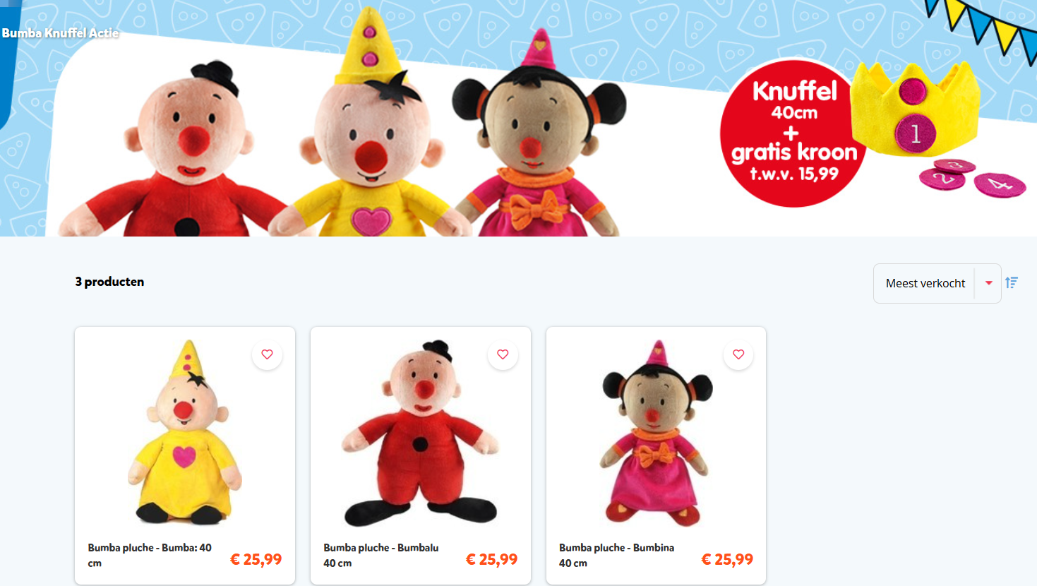 Gratis verjaardagskroon t.w.v. €15,99 👑