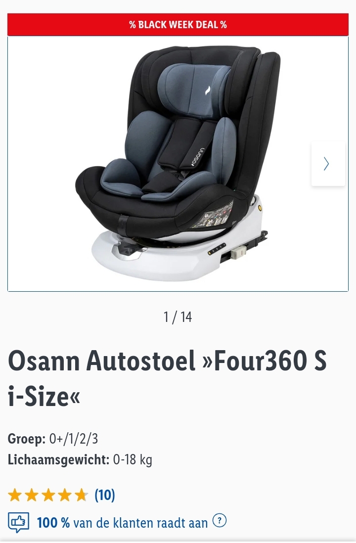 Osann Autostoel Four360 S i-Size