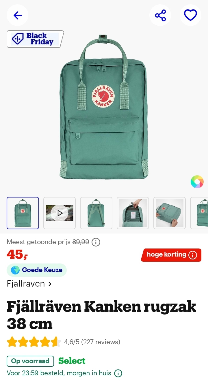 Fjällräven Kanken rugzak