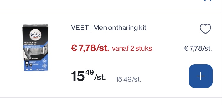 Veet men ontharing