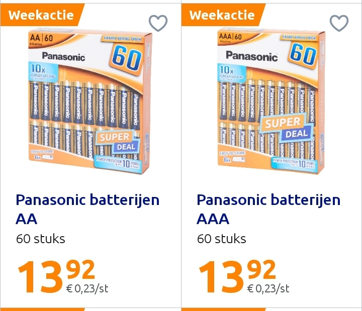 Panasonic batterijen