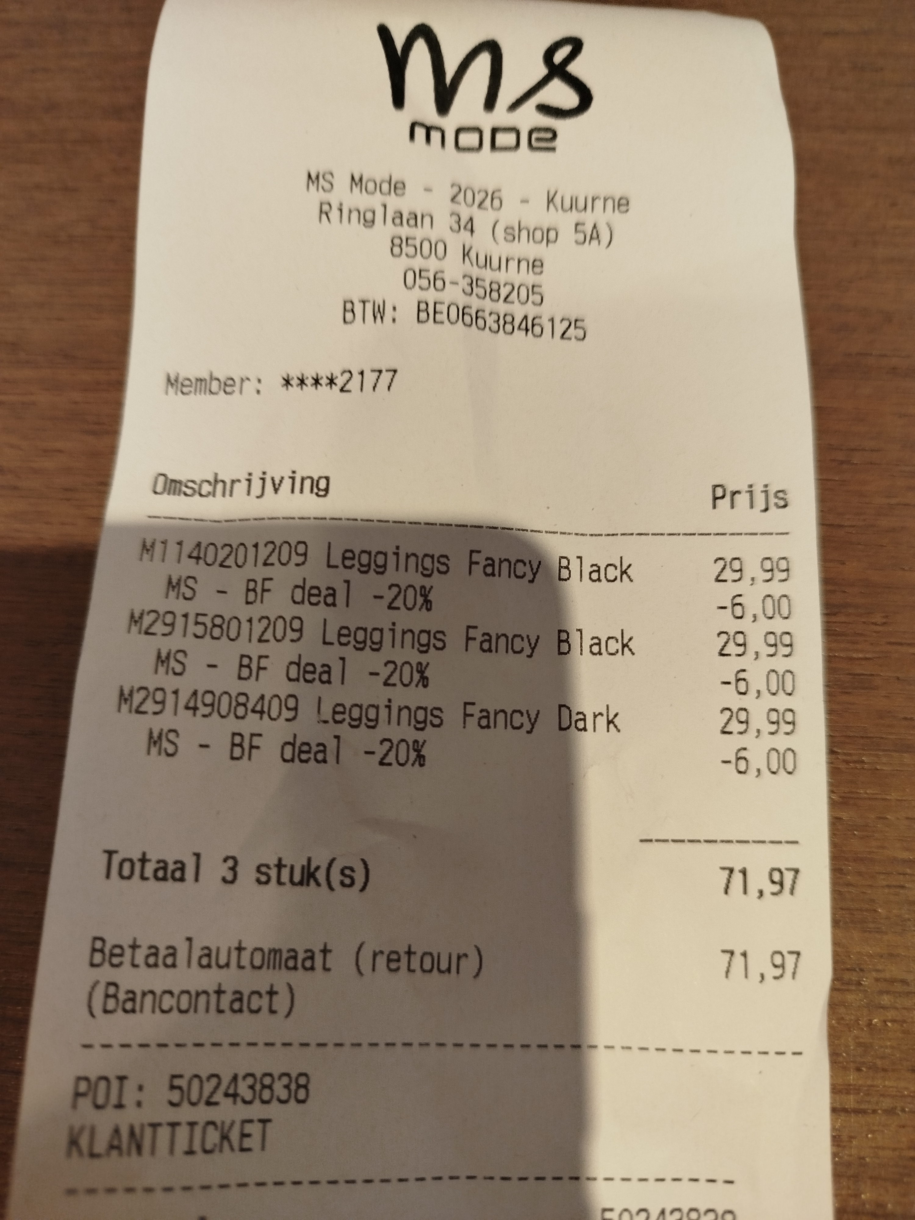 €18 korting ms mode