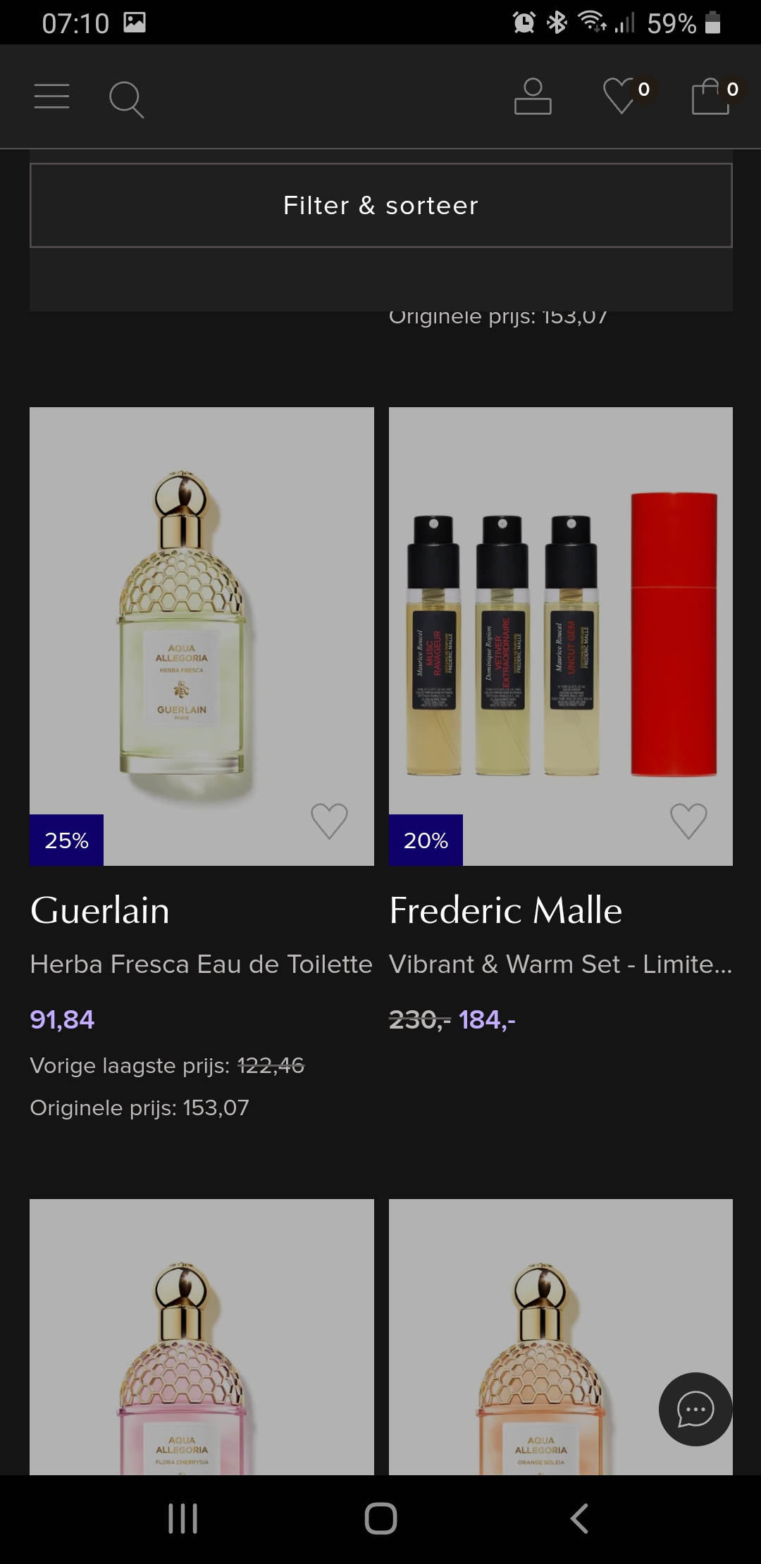 Bijenkorf geuren 25%