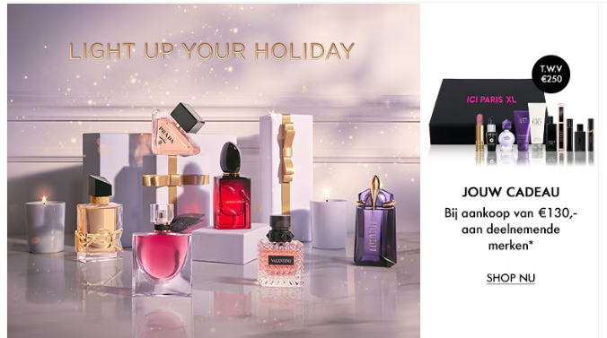 Gratis cadeauset met miniaturen 🎀 ICI PARIS XL