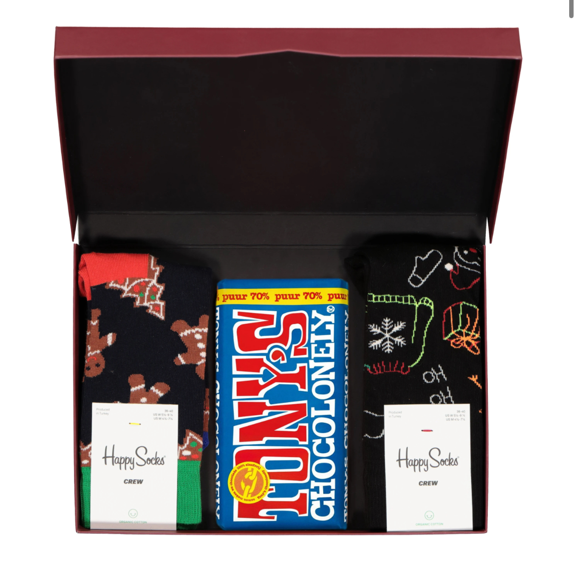 Happy socks Chocolade cadeauset