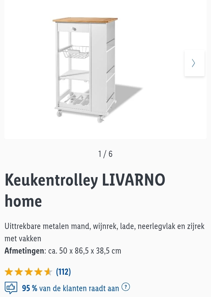Keukentrolley LIVARNO home
