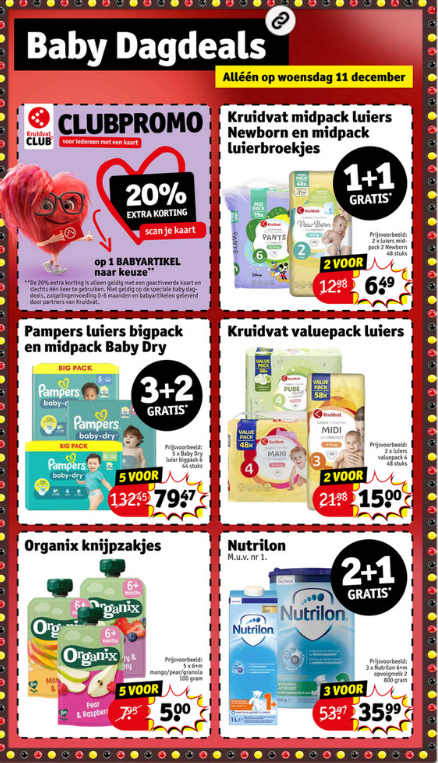 Baby dagdeals 🤰Enkel woe 11/12👶 Kruidvat