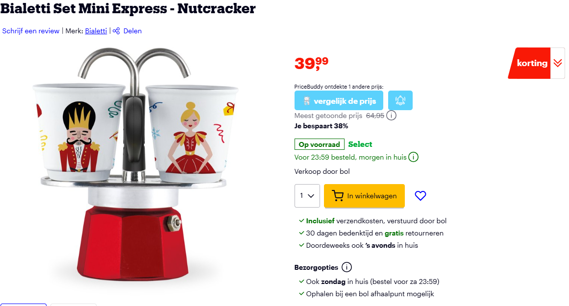 Bialetti Set Mini Express - Nutcracker