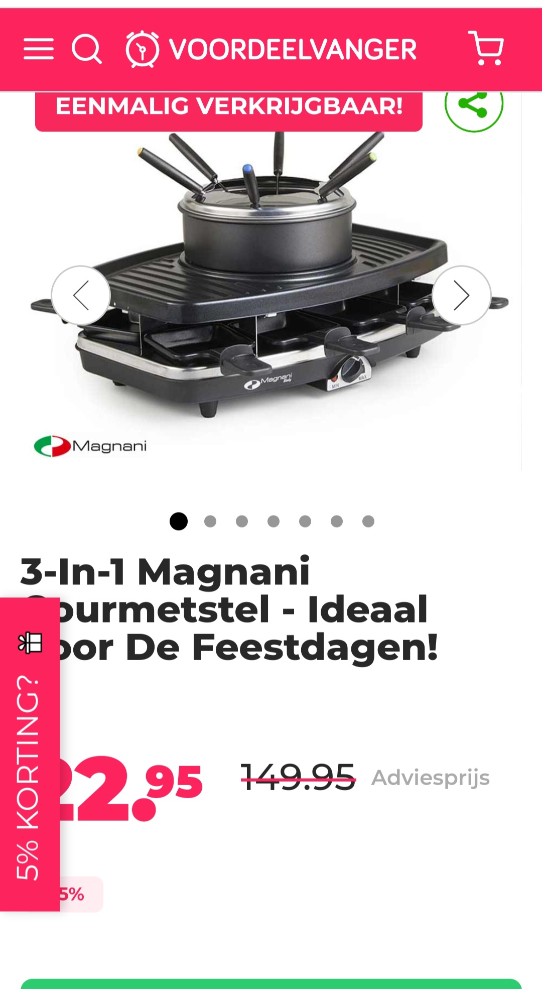 3-In-1 Magnani Gourmetstel -85%