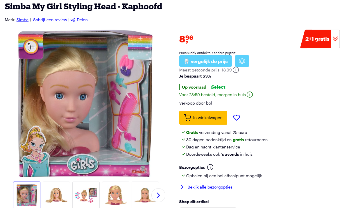 Kaphoofd met hoge korting 💇