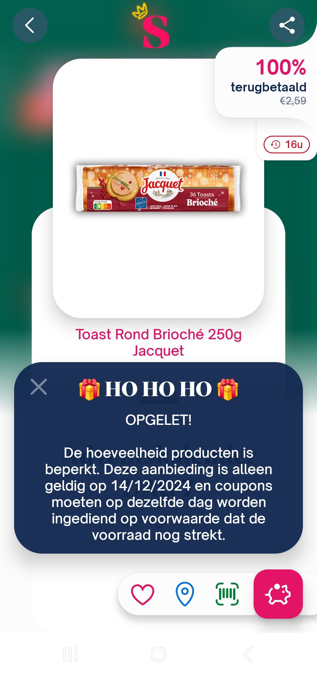 Shopmium 100% Jacquet enkel vandaag