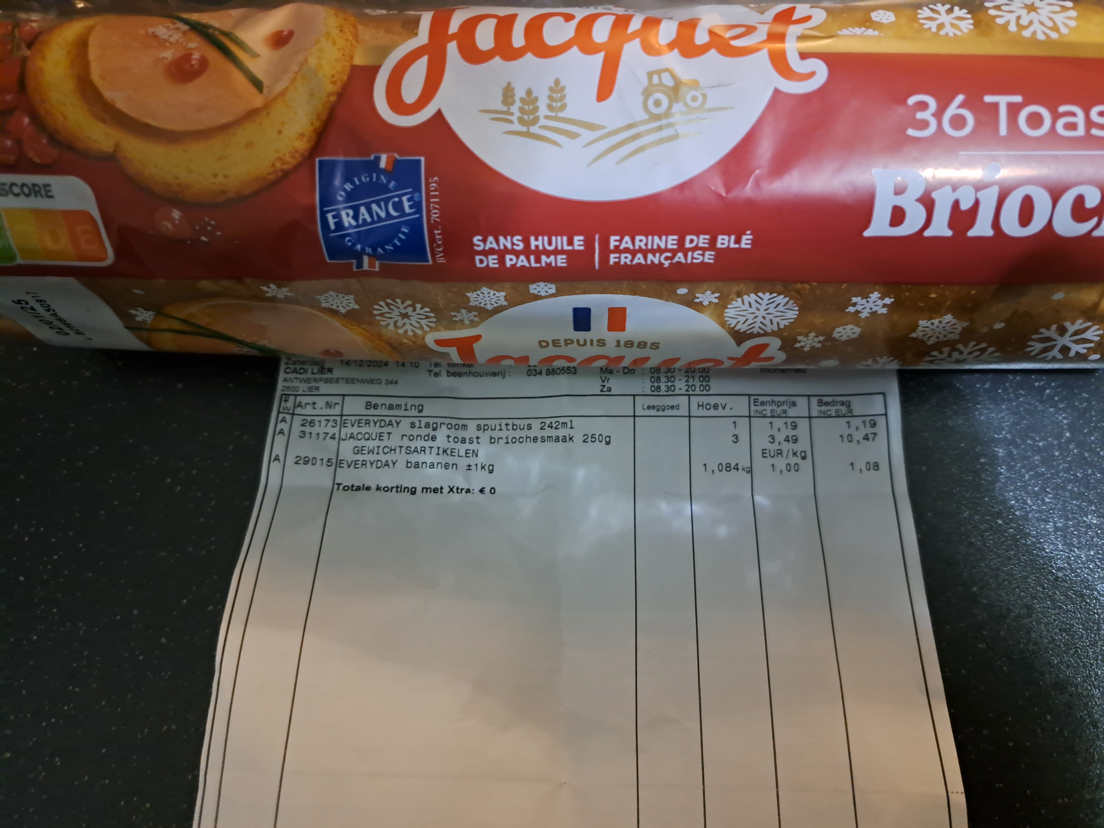 Colruyt 100% jacquet via shopmium