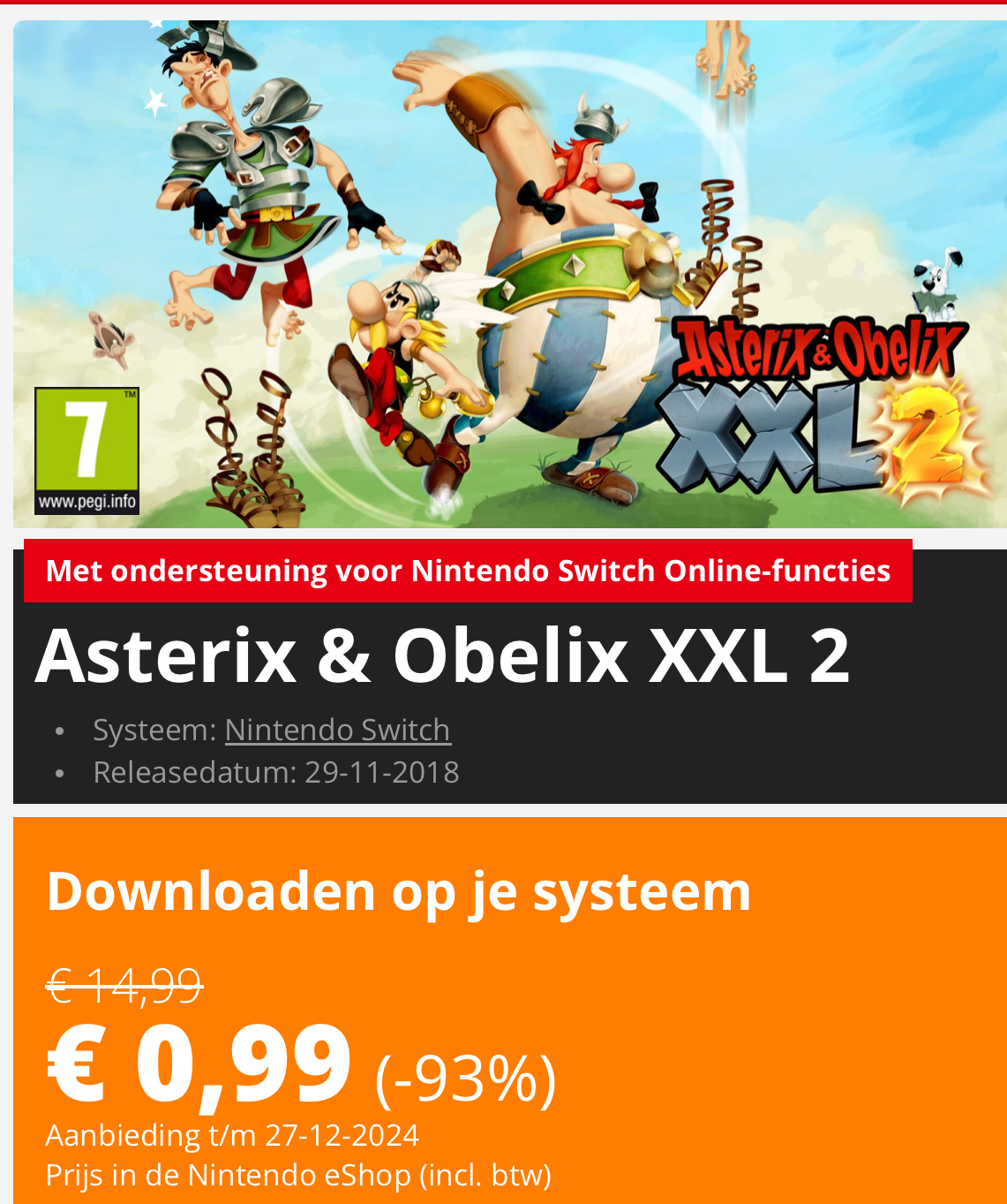 Asterix & Obelix XXL 2 -93%