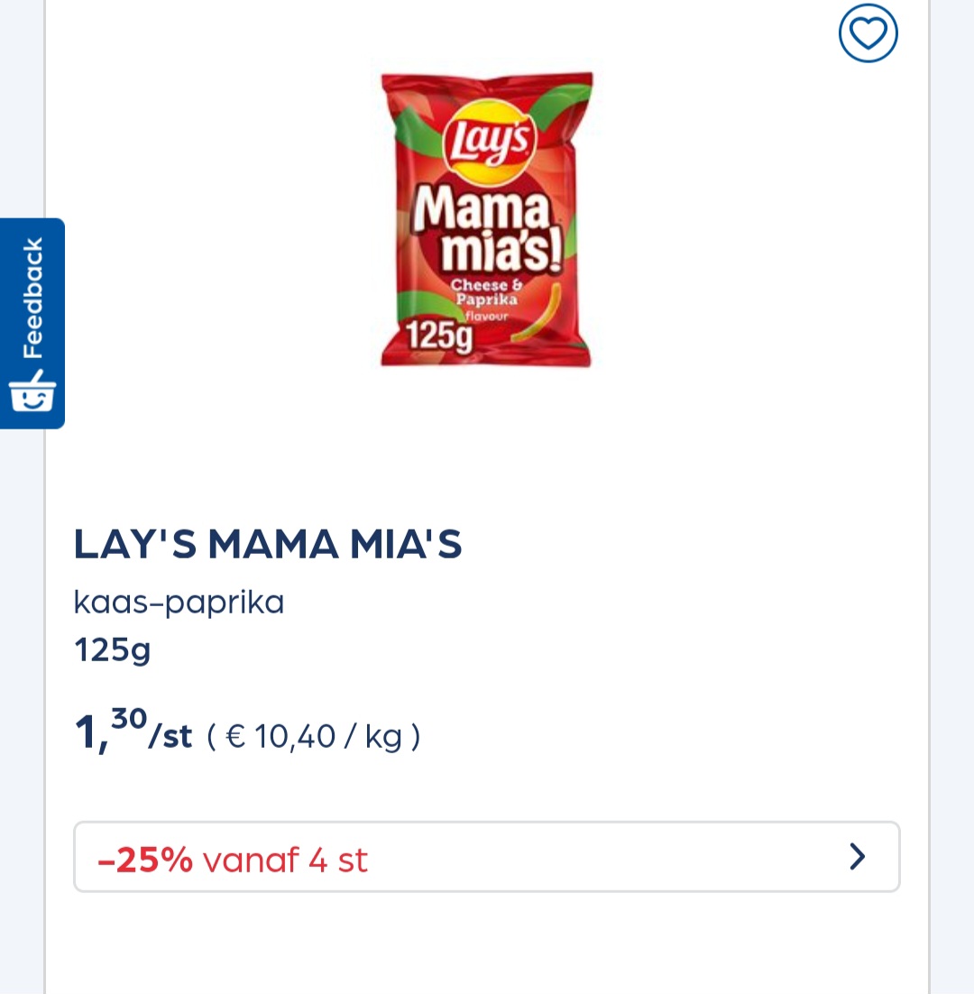 Collect&go LAY'S MAMA MIA'S