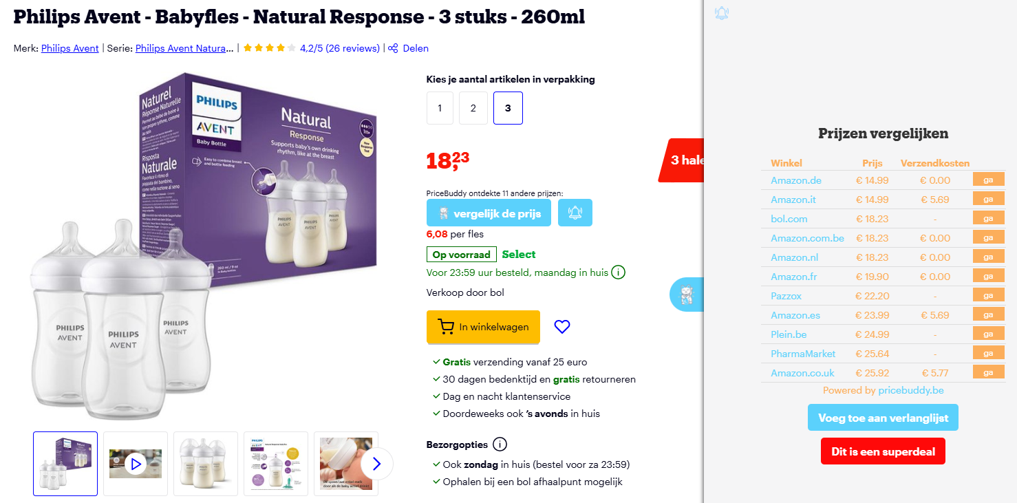 2+1 gratis Philips Avent 🍼 Bol