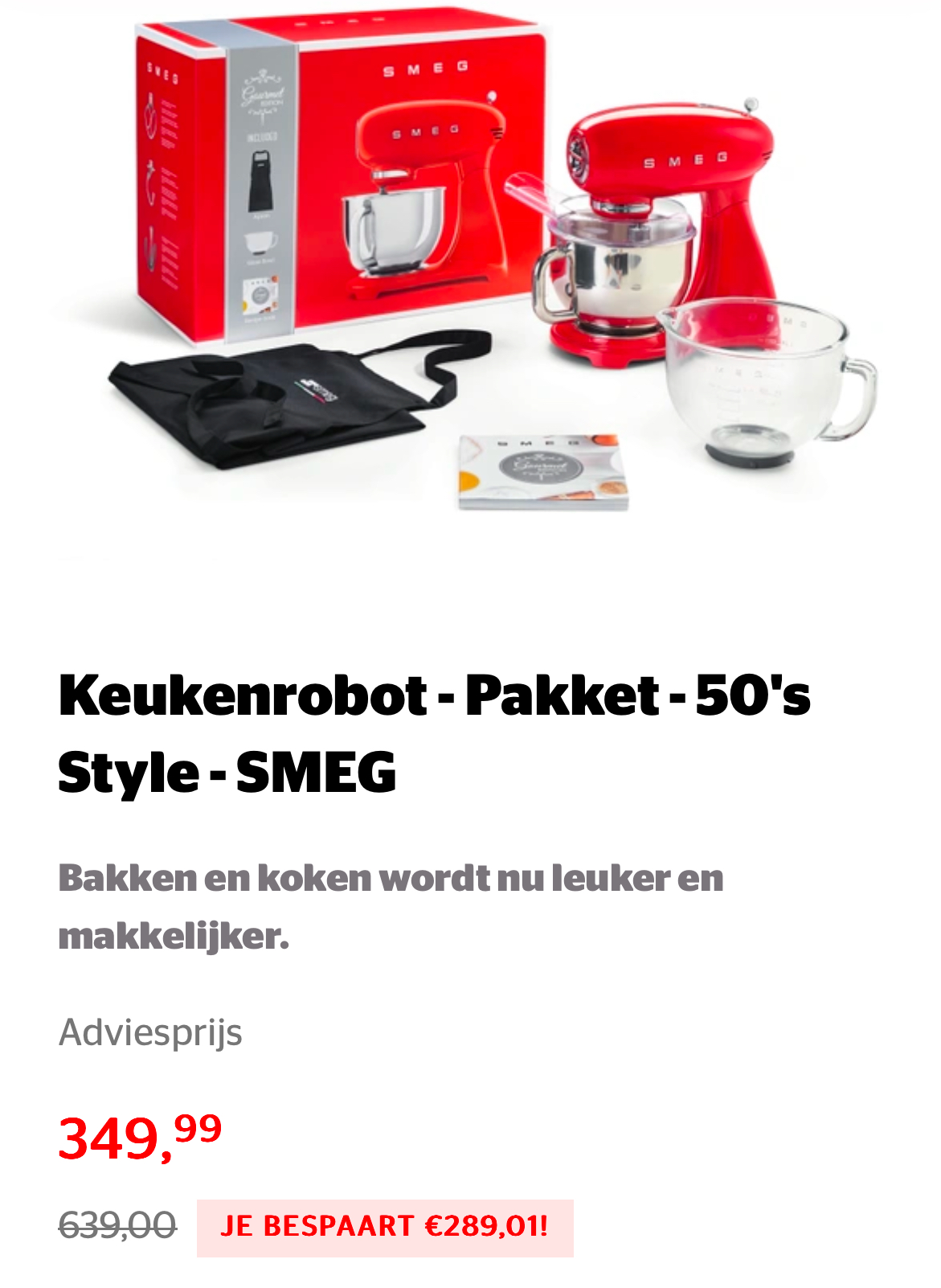 SMEG Keukenmachine