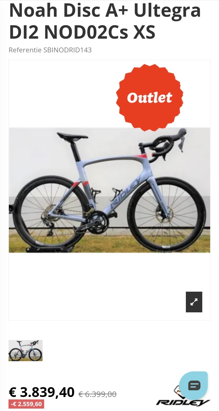 Ridley Noah Disc A+ Ultegra DI2 NOD02Cs