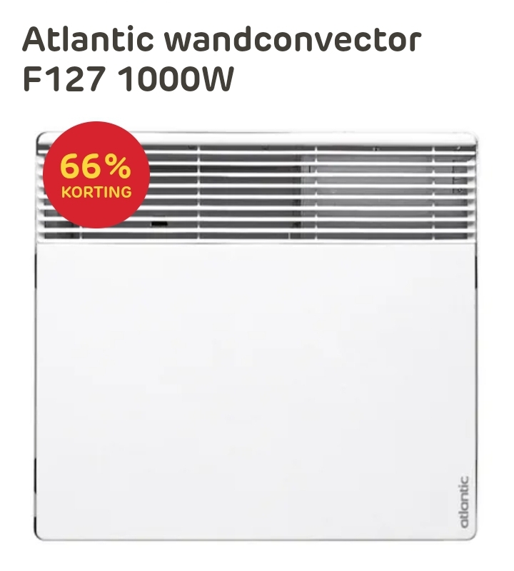 Atlantic wandconvector F127 1000W