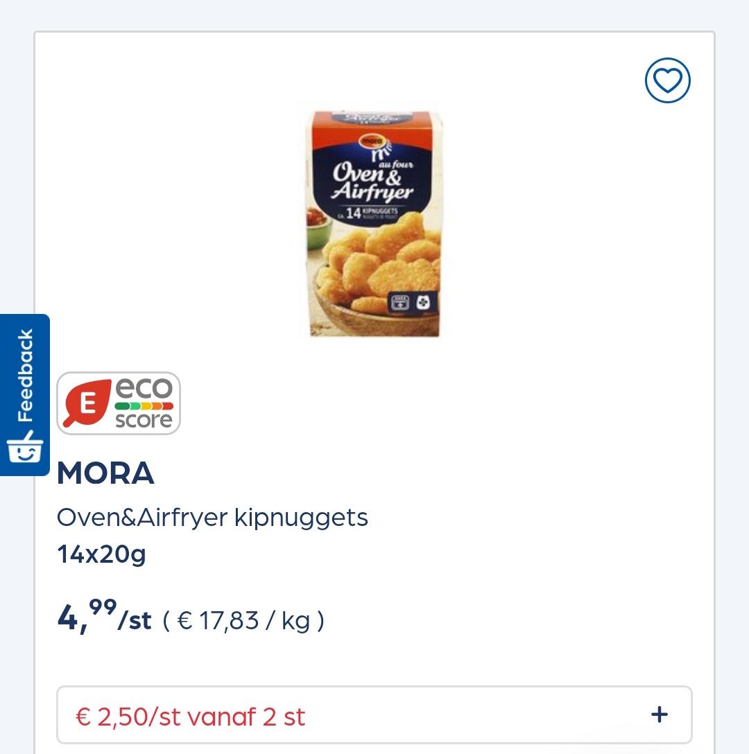Collect&go mora kipnuggets