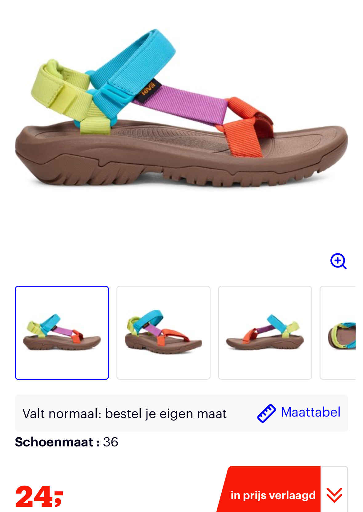 Teva sandalen