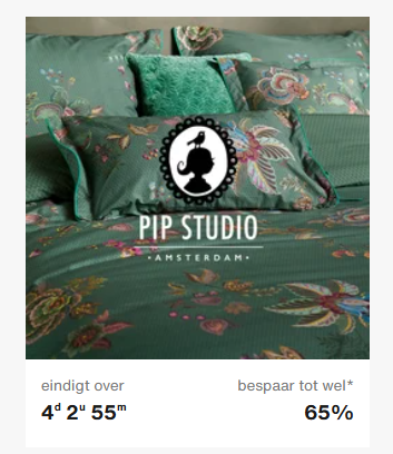 Tot -65% op Pip studio 🎀