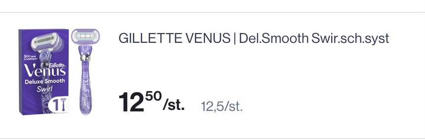 Venus scheeraparaat