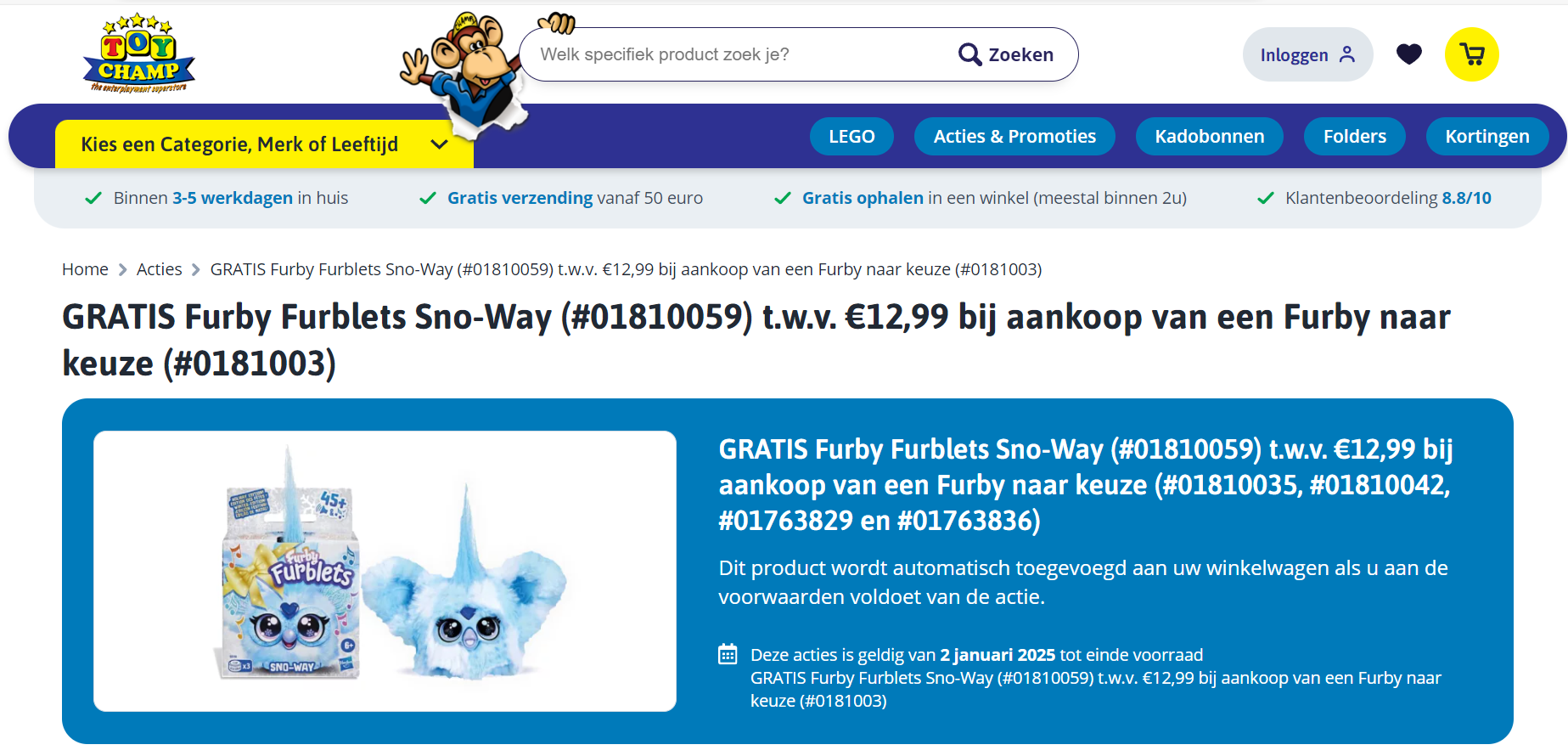 ToyChamp GRATIS Furby Furblets